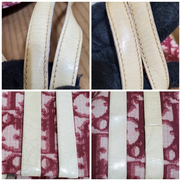 Authentic Christian Dior Monogram Trotter Book Tote Raspberry - Picture 5 of 11